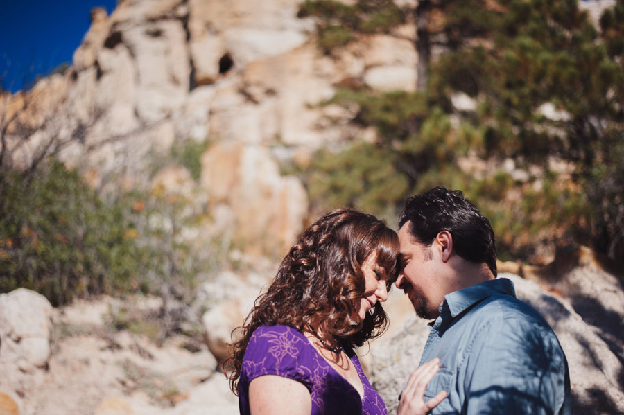 couple post for anniversary photos in Palmer Park, Colorado Springs by Denver Wedding Photographer Dan Hand